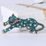 Rhinestone Seahorse Brooches For Women Vintage Animal Brooch Pin