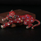 Rhinestone Seahorse Brooches For Women Vintage Animal Brooch Pin