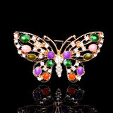 Butterfly Glass Brooch Rhinestone Bra Direct Sales