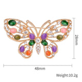 Butterfly Glass Brooch Rhinestone Bra Direct Sales
