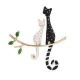 Lazy Cat Enamel Brooch Cartoon Animal Pin Jewelry