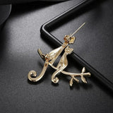 Lazy Cat Enamel Brooch Cartoon Animal Pin Jewelry