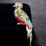 Donia Jewelry Bird Brooch Enamel Lady Accessories Turban Pin Birthday