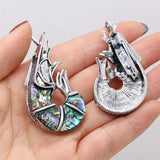 Mother of Pearl Shrimp Brooch Pin for Women