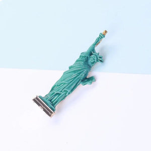 Cross-border Statue Brooch Enamel Drip Clothing Accessories