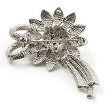 Charm Pearl Rhinestone Pins Flower Brooches For Women Prom Party Decoration