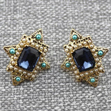 Zlxgirl Rhinestone Pearl Men's Brooches Pendant Jewelry Christmas Statement