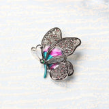 Colorful Butterfly Brooch Women Spring Insect Coat Costume Jewelry