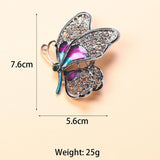 Colorful Butterfly Brooch Women Spring Insect Coat Costume Jewelry
