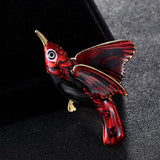 Enamel Birds Brooch Bouquet Jewelry for Men and Women