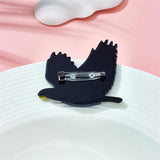 Acrylic Cartoon Eagle Brooches for Kids Unisex Pins Badges Christmas Jewelry