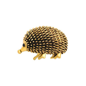USA Hot Selling Hedgehog Brooch Metal Alloy Animal Pin
