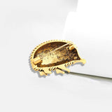USA Hot Selling Hedgehog Brooch Metal Alloy Animal Pin