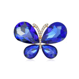 Butterfly Women Crystal Brooch Decoration Insect Badges Brooches Pin
