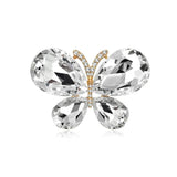 Butterfly Women Crystal Brooch Decoration Insect Badges Brooches Pin