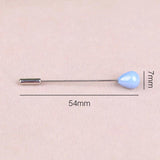 12PCS Hijab Pins Set Scarf Pearls Brooches Muslim Women Safety Pin