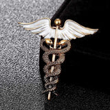 Vintage Punk Snake Brooches Men's Bouquet Hijab Accessory