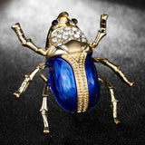 Enamel Red Insect Brooch Pins For Women Men