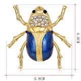 Enamel Red Insect Brooch Pins For Women Men