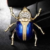 Enamel Red Insect Brooch Pins For Women Men