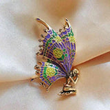 Vintage Butterfly Wings Fairy Brooches Women Brooch Pins Jewelry