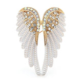 Sparkling Rhinestone Angel Wings Brooch Pin Gift Jewelry