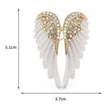 Sparkling Rhinestone Angel Wings Brooch Pin Gift Jewelry