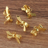 5pcs 17*28mm Silver Copper Butterfly Brooch Pins for DIY Jewelry Making