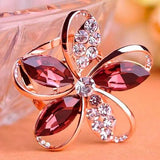 Zlxgirl Wedding Brooches Bouquet Anniversary Jewelry Scarf Clip