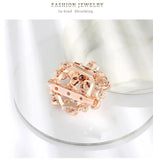 Rhinestone Crystal Flower Brooch Pin Scarf Clip AH163