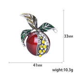 Pomegranate Plant Brooch