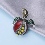 Pomegranate Plant Brooch