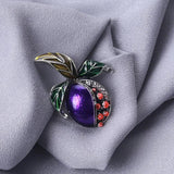 Pomegranate Plant Brooch