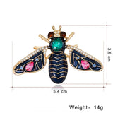 Colorful Insect Bee Brooch Enamel Pin Dress Accessory Gift