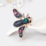Colorful Insect Bee Brooch Enamel Pin Dress Accessory Gift