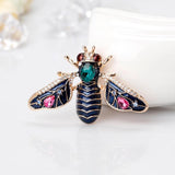 Colorful Insect Bee Brooch Enamel Pin Dress Accessory Gift