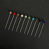 Crystal Rhinestone Clip Scarf Pin Collar Button Women Shawl Accessory