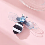 Bee Brooch for Women Acrylic Material Animal Funny Charming Birthday Gift