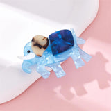 MYTROYU Elephant Brooch Acrylic Material Cartoon Birthday Accessories