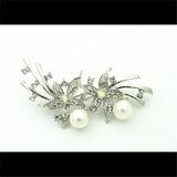 Pearl Starfish Flower Bow Shape Brooch Party Gift For Women