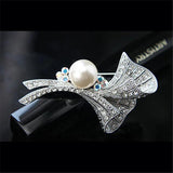 Pearl Starfish Flower Bow Shape Brooch Party Gift For Women