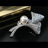 Pearl Starfish Flower Bow Shape Brooch Party Gift For Women