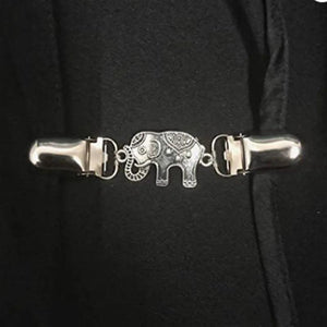Vintage Elephant Duckbill Brooch Pin Retro Hand Forged Buckle Jewelry