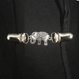 Vintage Elephant Duckbill Brooch Pin Retro Hand Forged Buckle Jewelry