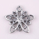 Alloy Flower Rhinestone Women's Brooch Corsage