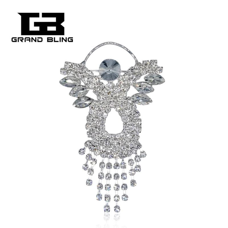 Rhinestone Crystal Angel Brooch Pin Gift
