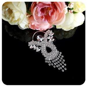 Rhinestone Crystal Angel Brooch Pin Gift