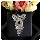 Rhinestone Crystal Angel Brooch Pin Gift