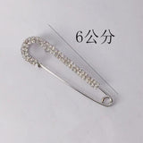 Crystal Rhinestone Neckline Pin Clothes Buckle Sweater Brooch