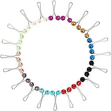 12 Pcs Pearl Scarf Brooch Pin Assorted Hijab Clips Set